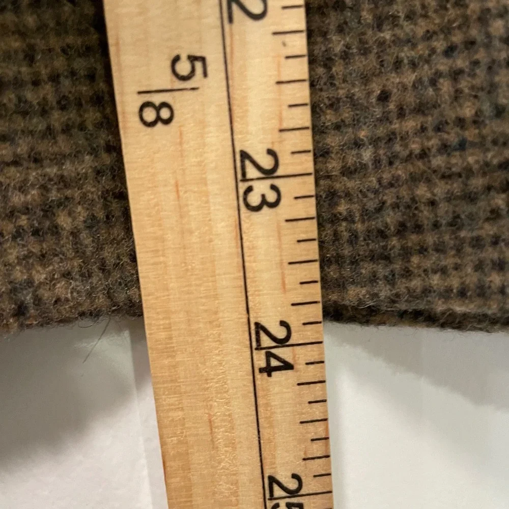 Amherst and Brock Today's Man Brown Tweed Sport Coat Blazer 46L Tailored in USA